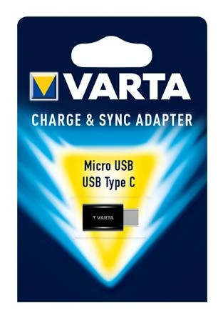 Varta Charge & sync Micro USB - USB tipo C 57945 adapteris