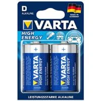 Varta D tipo elementai, 2 vnt. pakuotė