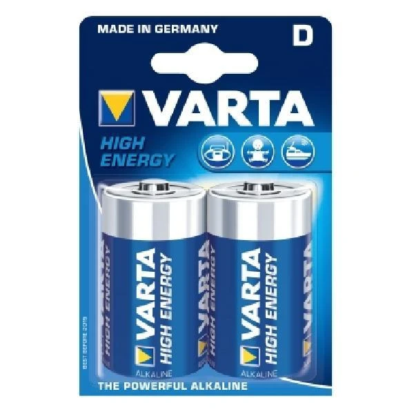 Varta Longlife Power LR20 D Alkaline Elementas. 2 Vnt. 
