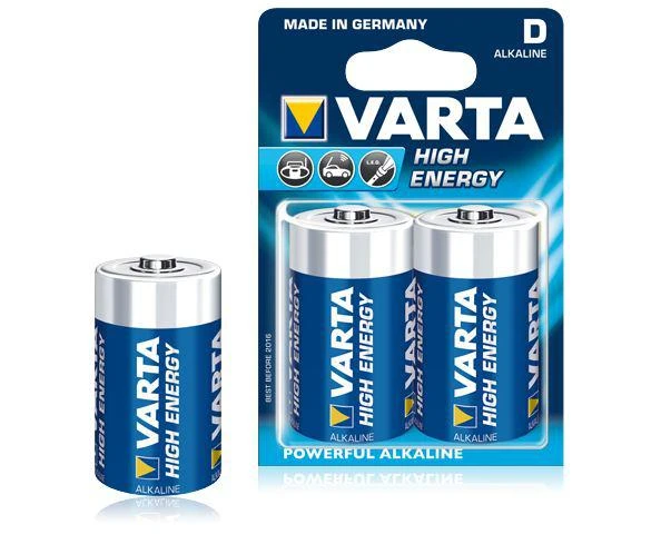 Varta Longlife Power LR20 D Alkaline Elementas. 2 Vnt. 