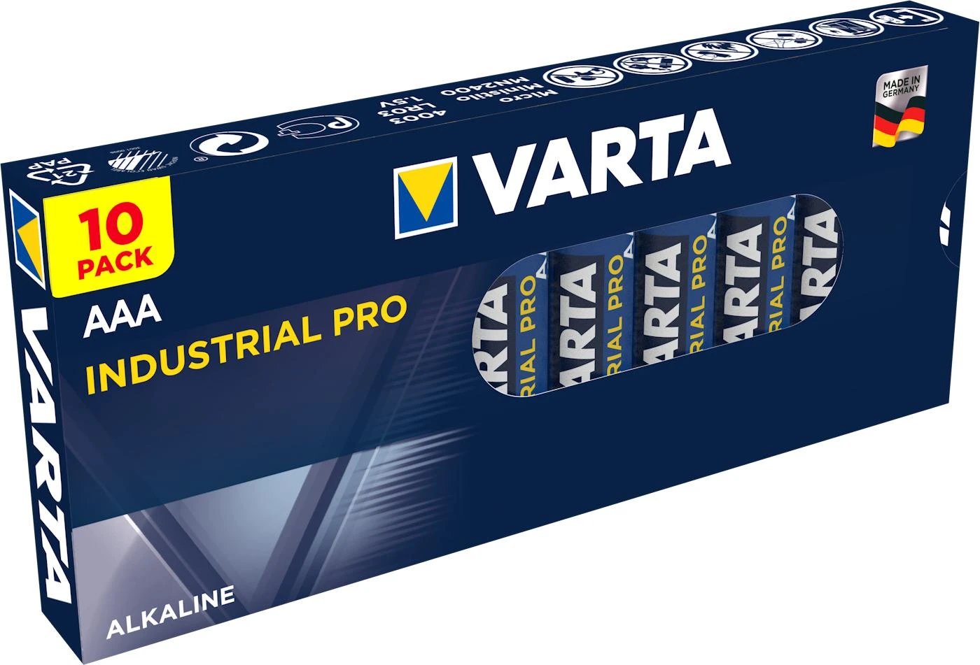 Varta Industrial LR03 Vienkartinė baterija AAA Šarminis