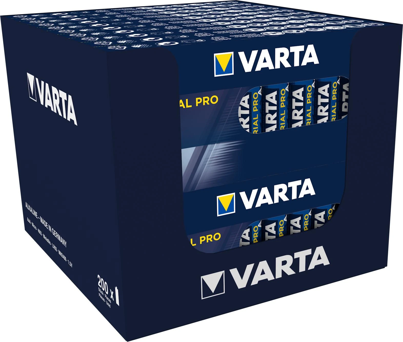 Varta Industrial AAA baterijų didmeninė pakuotė