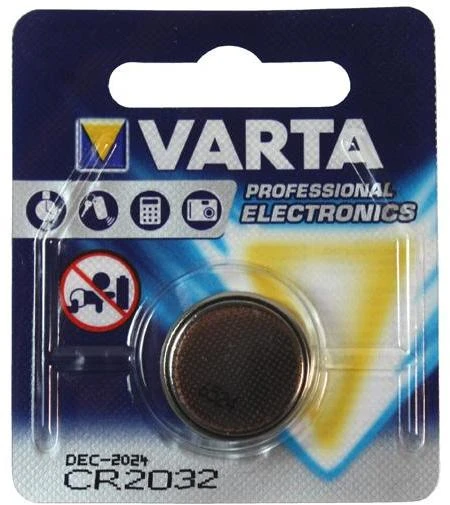 Varta Electronics CR2032 3V 230mAh elementas 6032, 1 vnt.