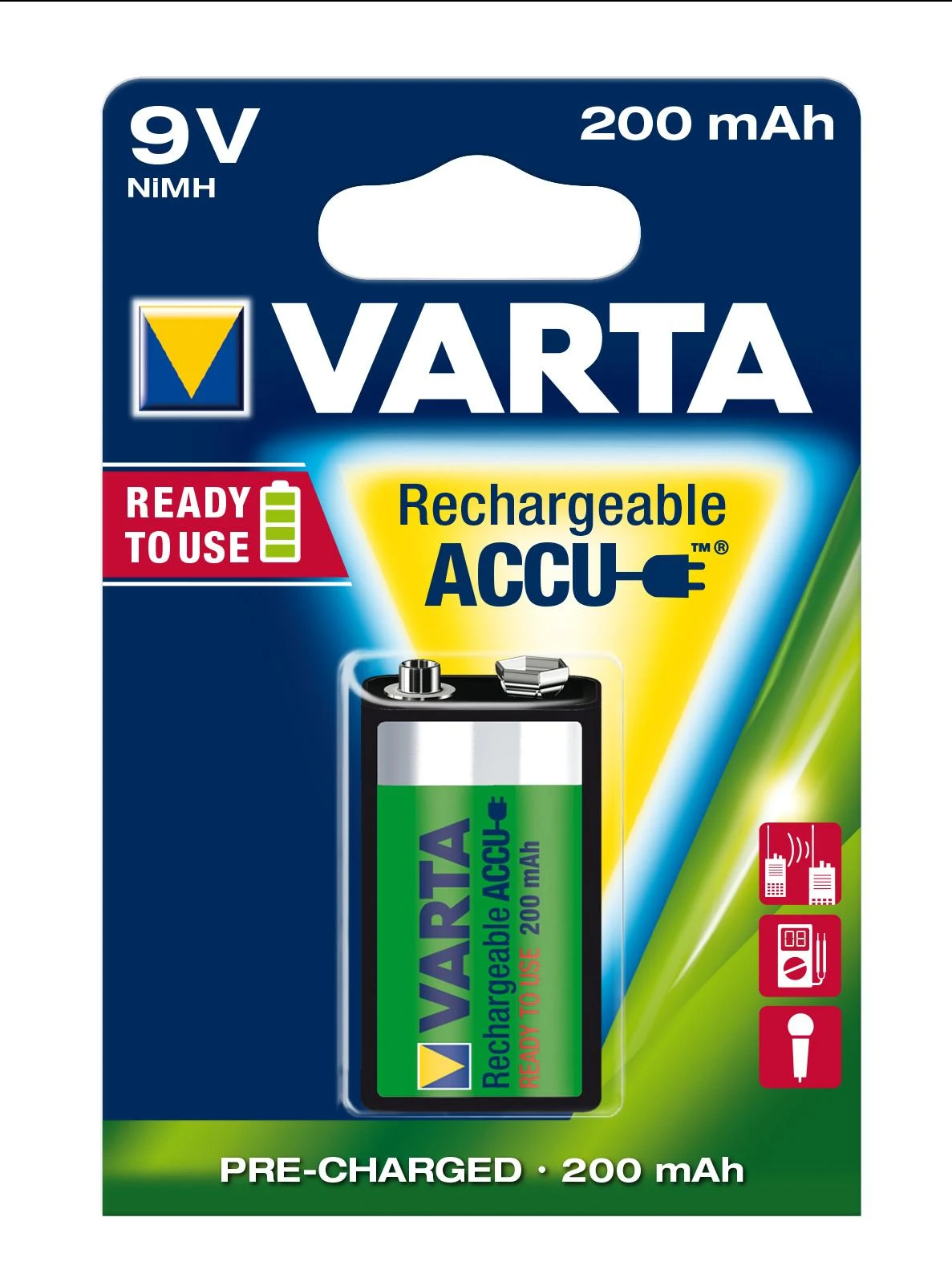 Įkraunamas elementas Varta -56722/1