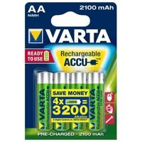 Įkraunami elementai Varta Accu AA Ready2Use NiMH 2100 mAh, 4 vnt.