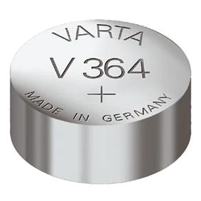 VARTA sidabrinis battery V364 (Type SR60) 1 pcs