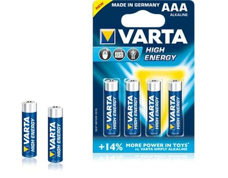 Varta High Energy AAA Vienkartinė baterija Šarminis