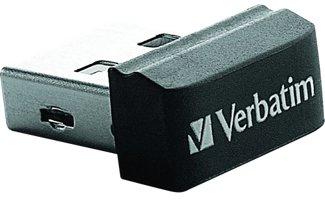 USB atmintis Verbatim 32GB, su OTG adapteriu, juoda / V49822