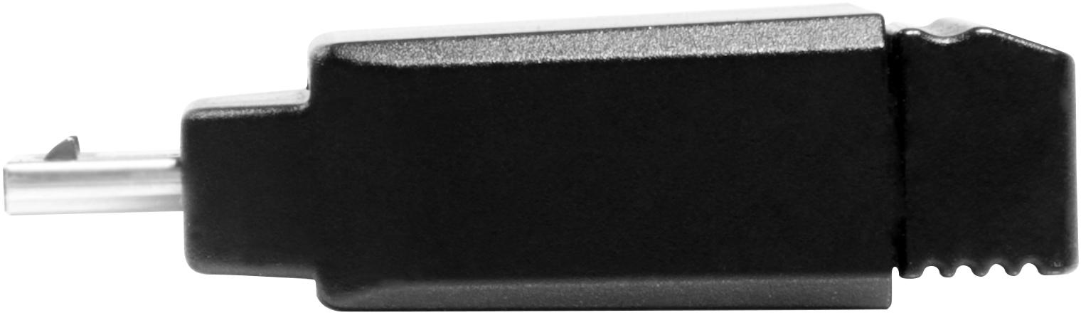 USB atmintis Verbatim 32GB, su OTG adapteriu, juoda / V49822