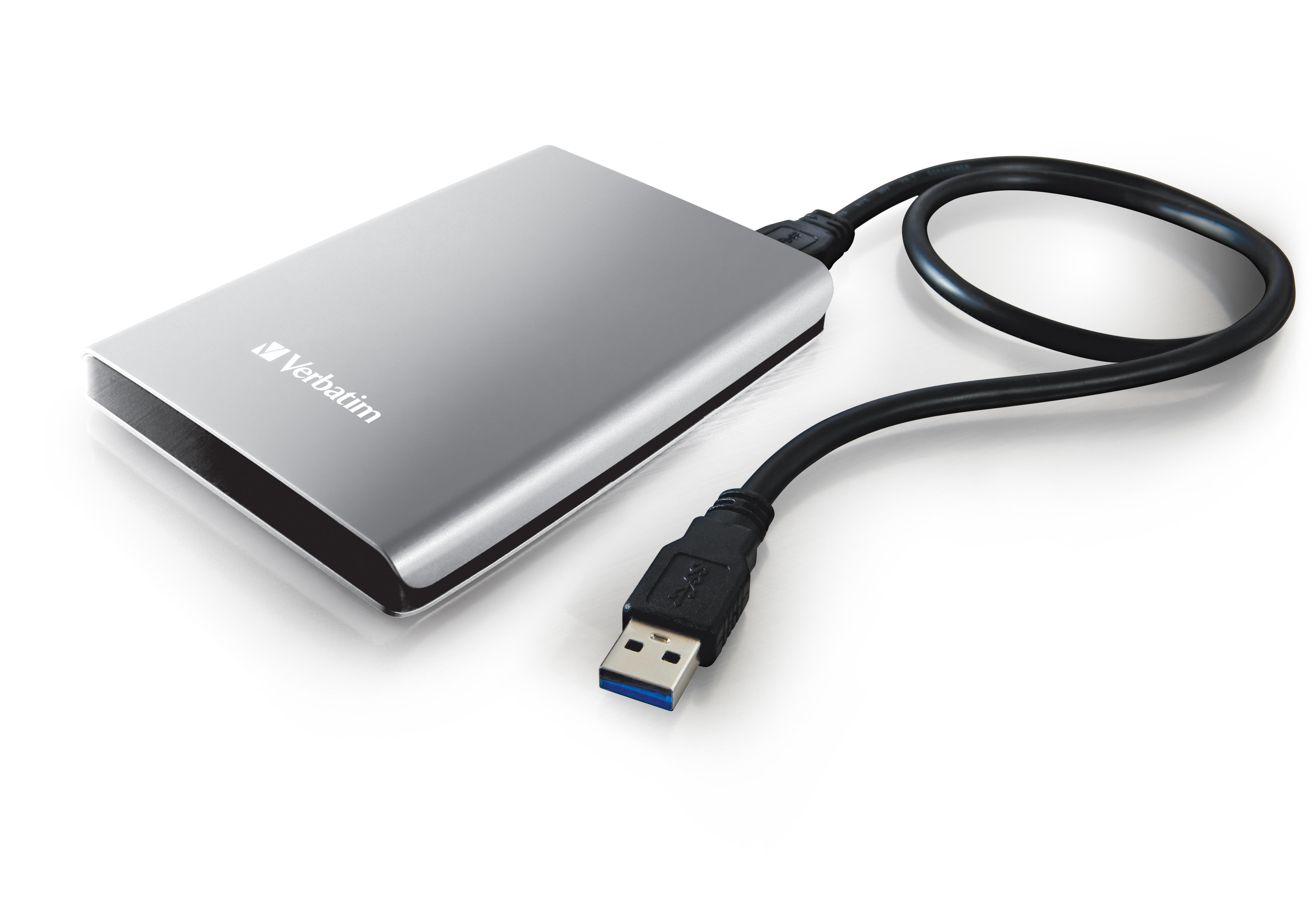 Kietasis diskas 2,5 Verbatim 8.9cm 2TB USB 3.0 Store n Go Sidabrinis retail