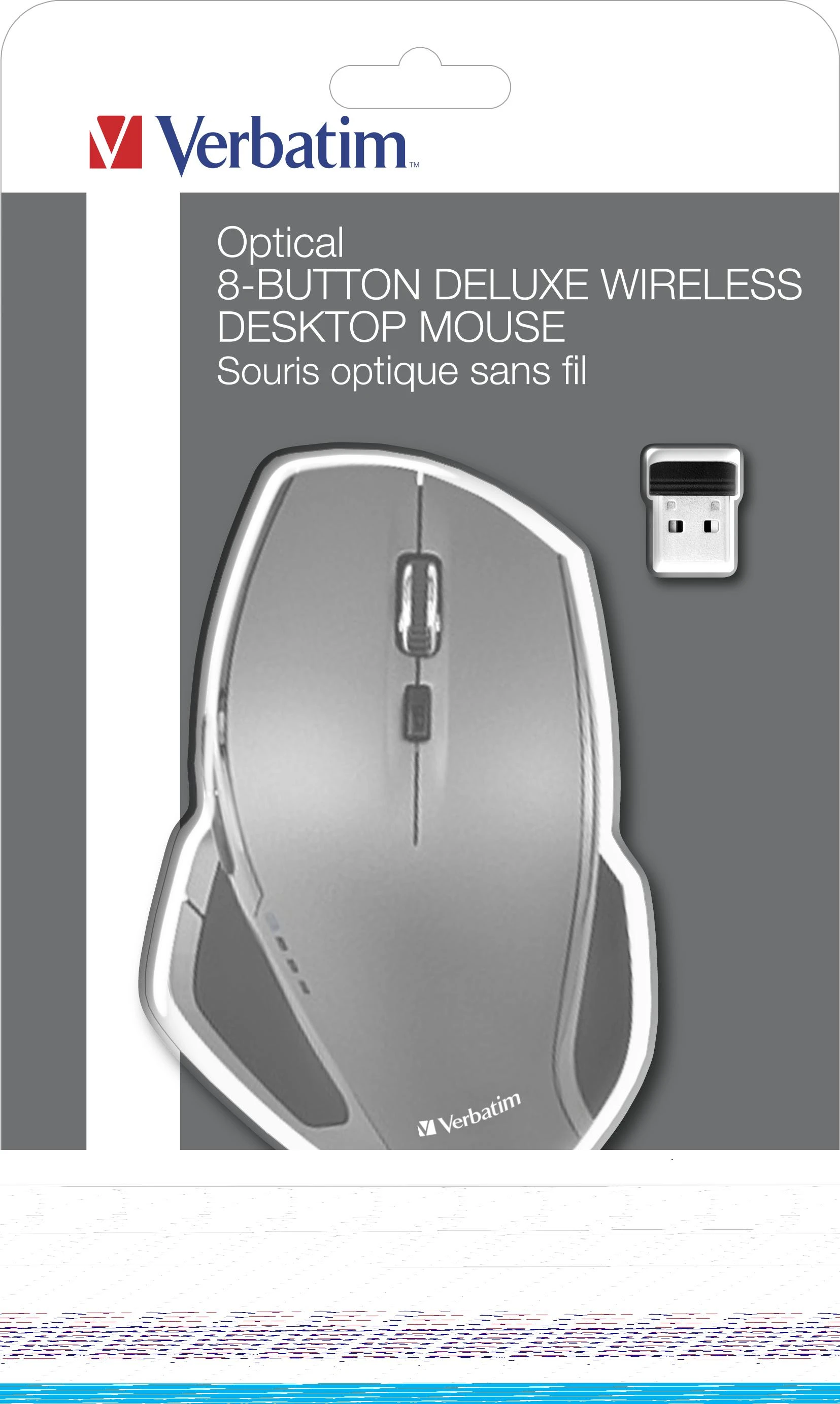 Verbatim 49041 kompiuterinė pelė Radijo dažnio belaidė Mėlyna LED 1600 DPI