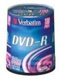 Verbatim DVD-R Matt Sidabrinis 4,7 GB 100 vnt