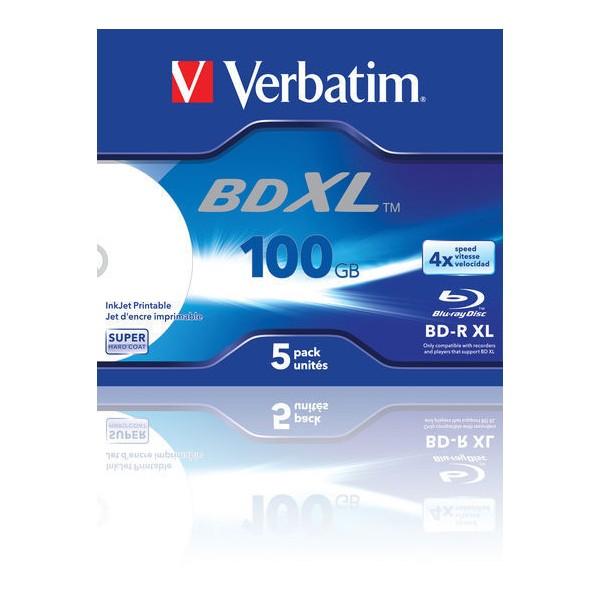 Verbatim 43789 neįrašytas „Blu-Ray“ diskas BD-R 100 GB 5 vnt