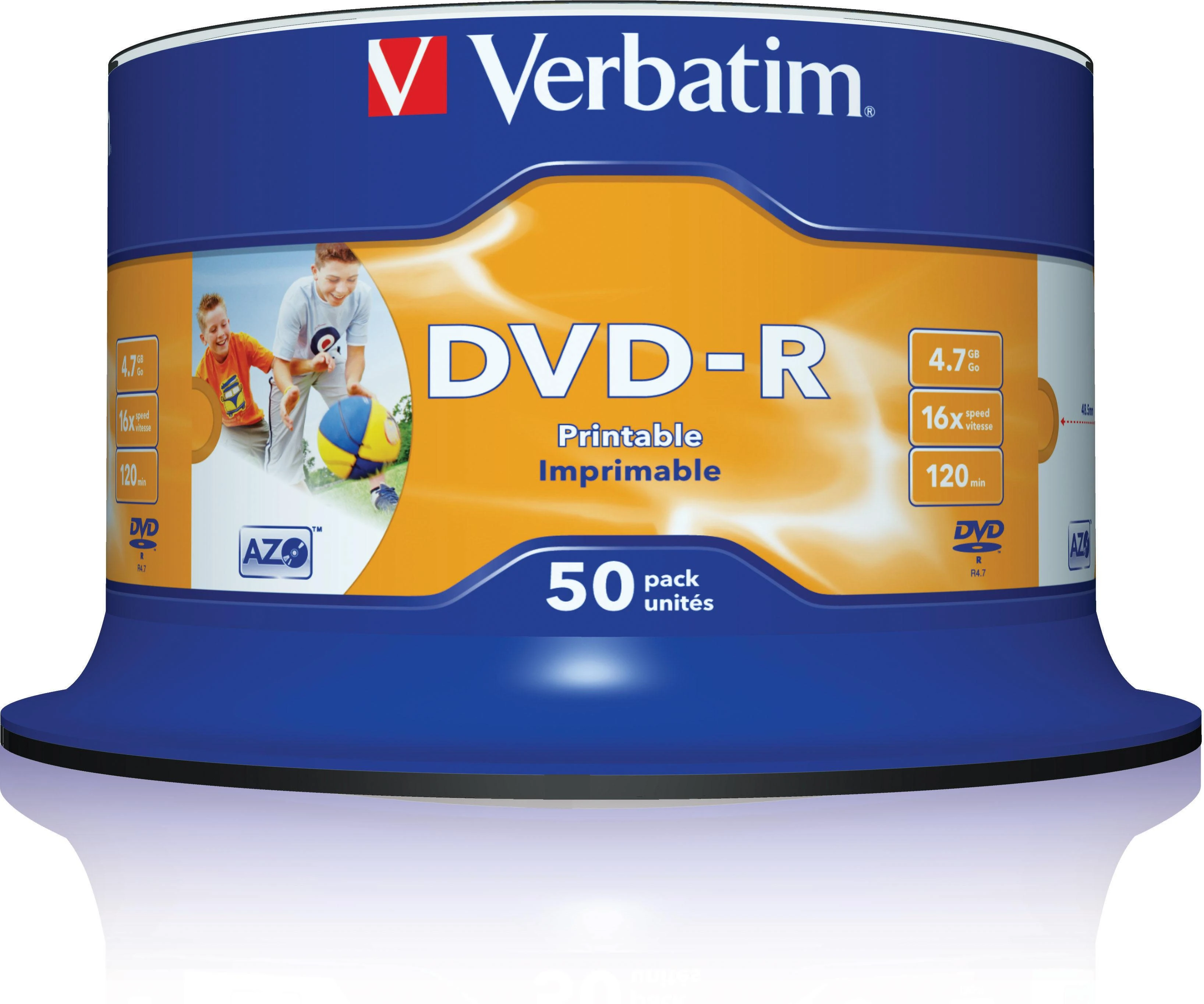Verbatim DVD-R 50 vienetų pakuotė