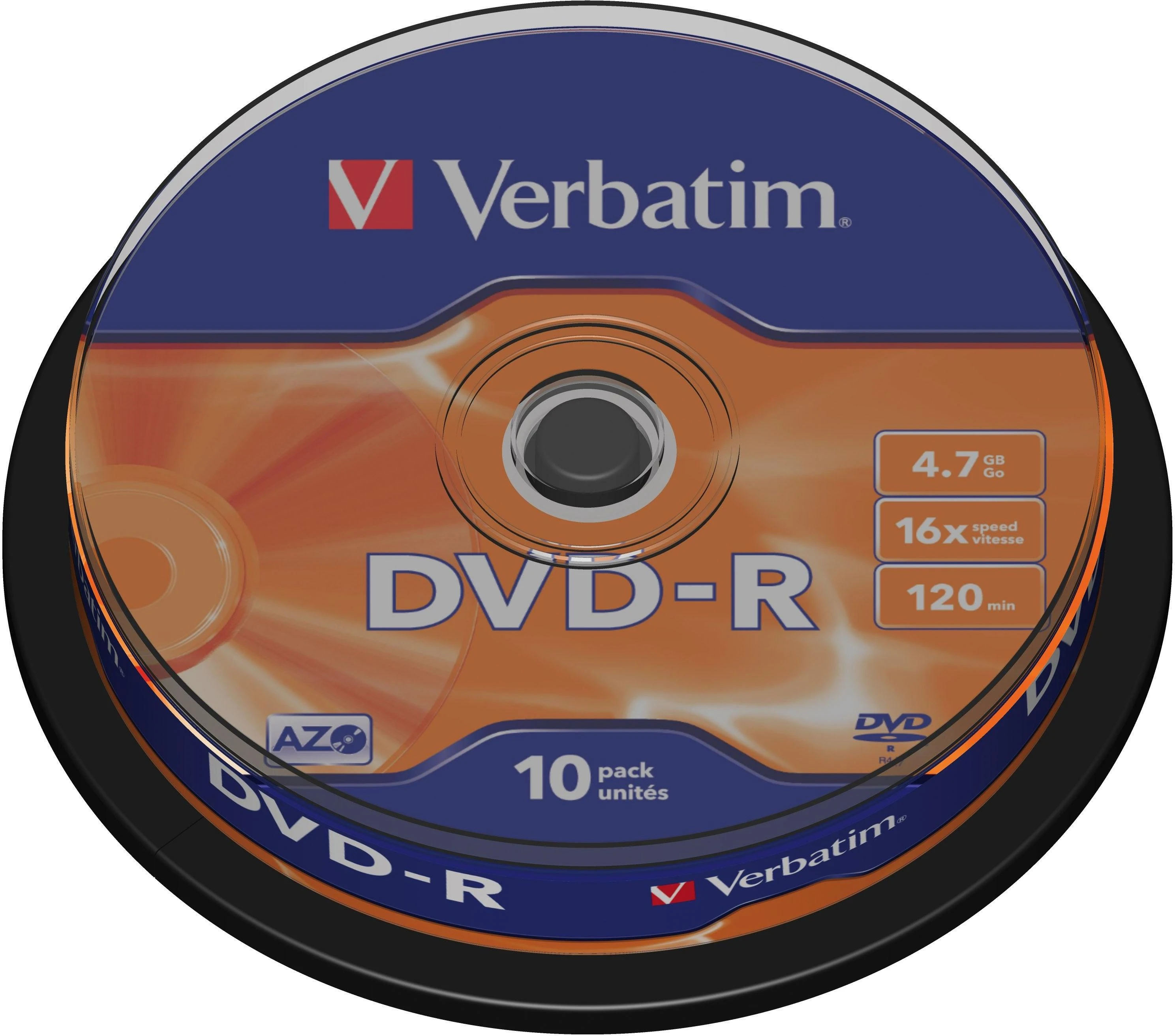 Verbatim DVD-R 4,7GB diskų rinkinys laikiklyje