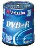 Verbatim DVD+R 100 vnt. pakuotė