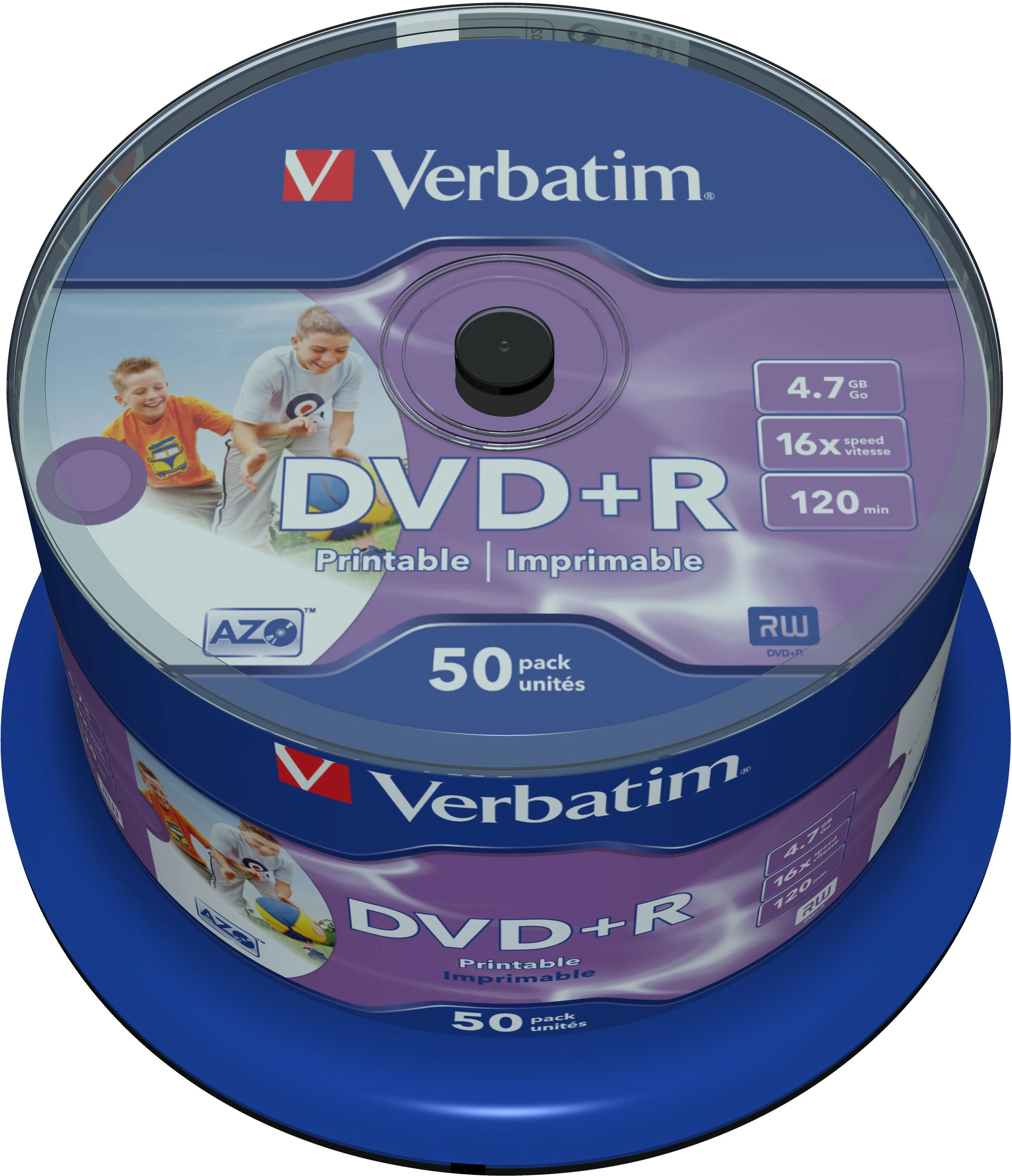 Verbatim DVD+R 50 vnt. saugykla