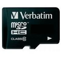 Atminties kortelė Verbatim Micro SDXC 64GB Class 10 su adapteriu