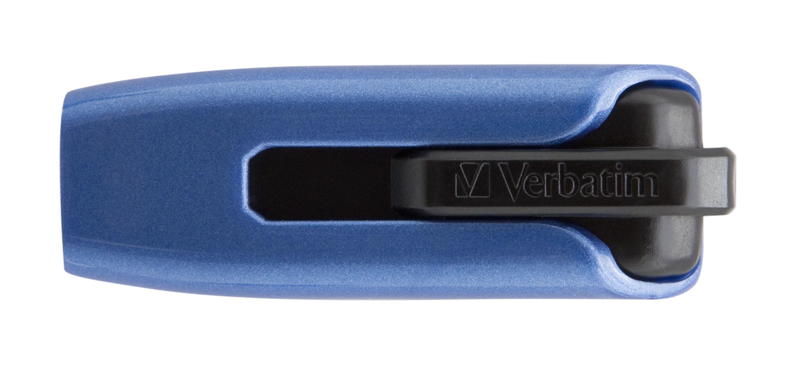 Verbatim Pendrive 128GB USB-A 3.2 V3 MAX mėlynos spalvos 49808