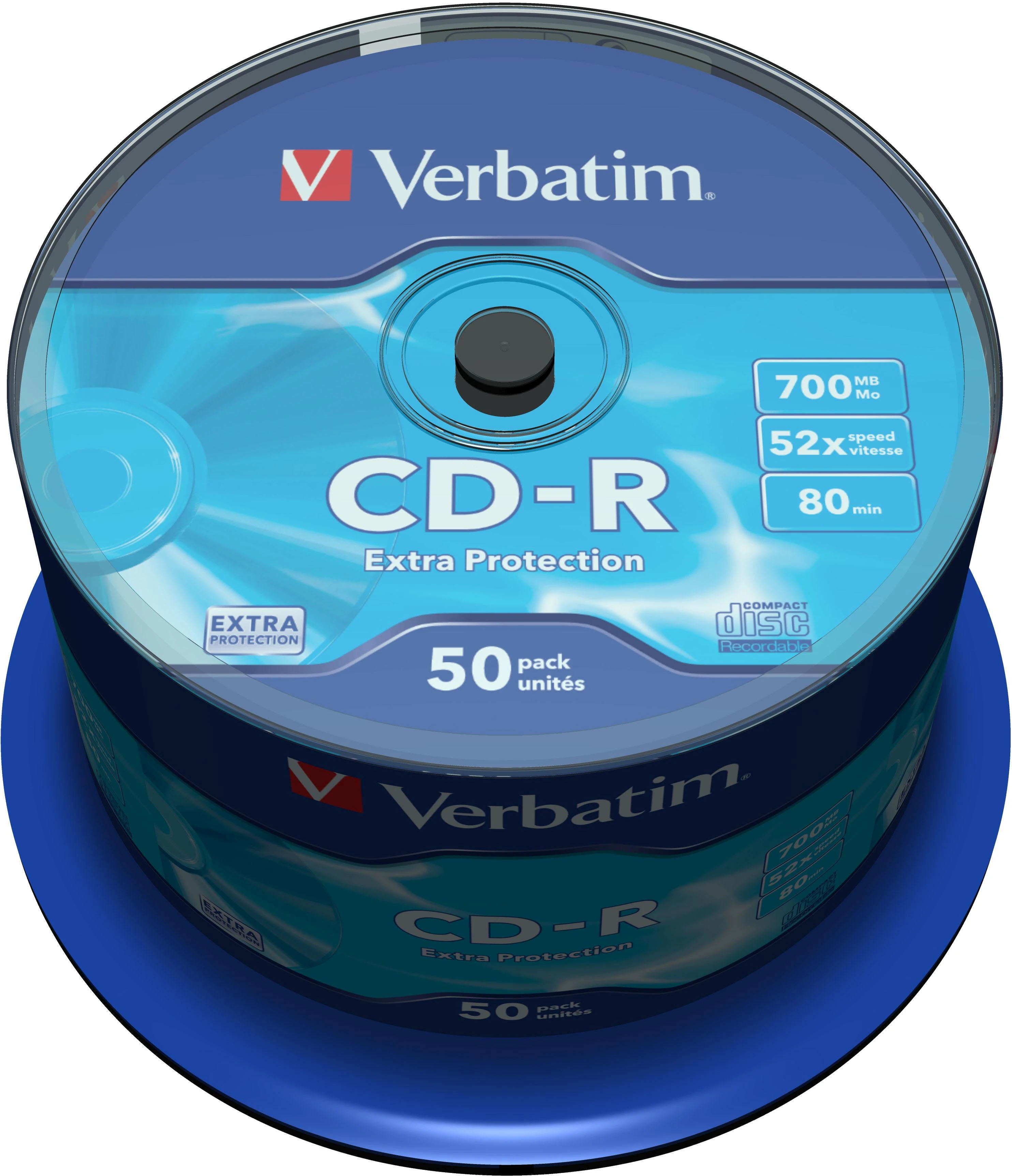 Verbatim CD-R diskų pakuotė 50 vnt.