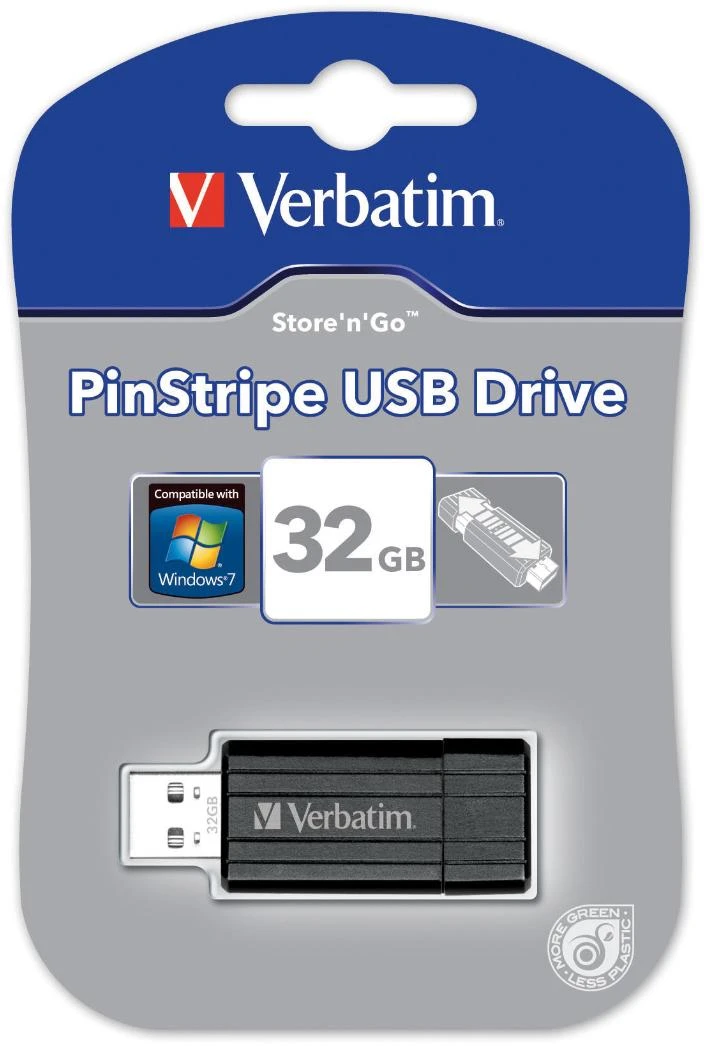 Laikmena Verbatim 49064 32GB PinStripe Store'n'Go