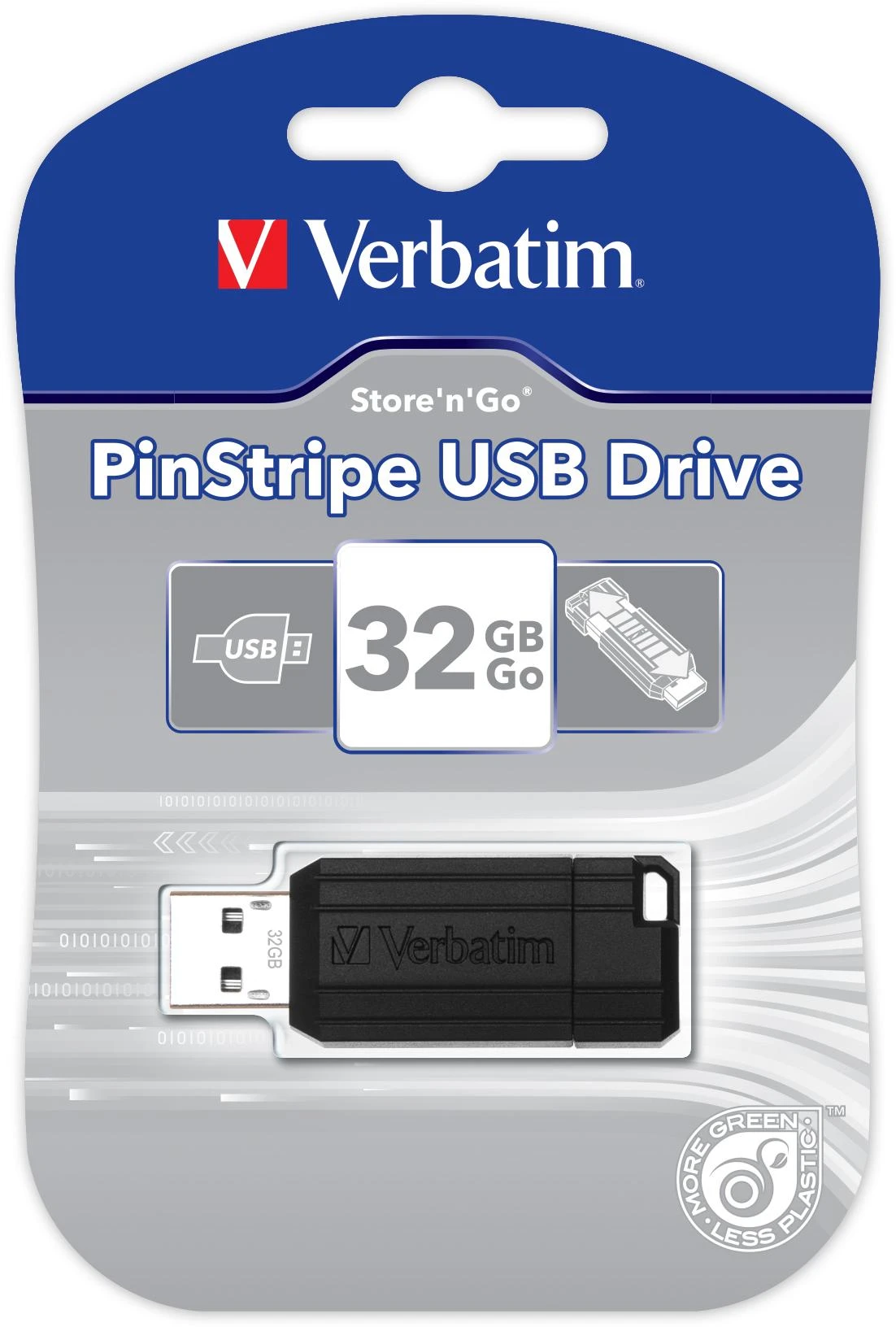 Laikmena Verbatim 49064 32GB PinStripe Store'n'Go