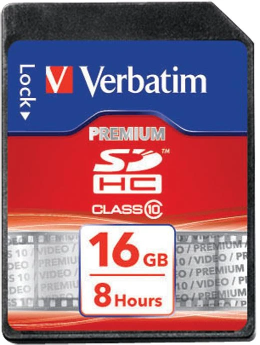 Verbatim 16GB SDHC 10 klasės atminties kortelė