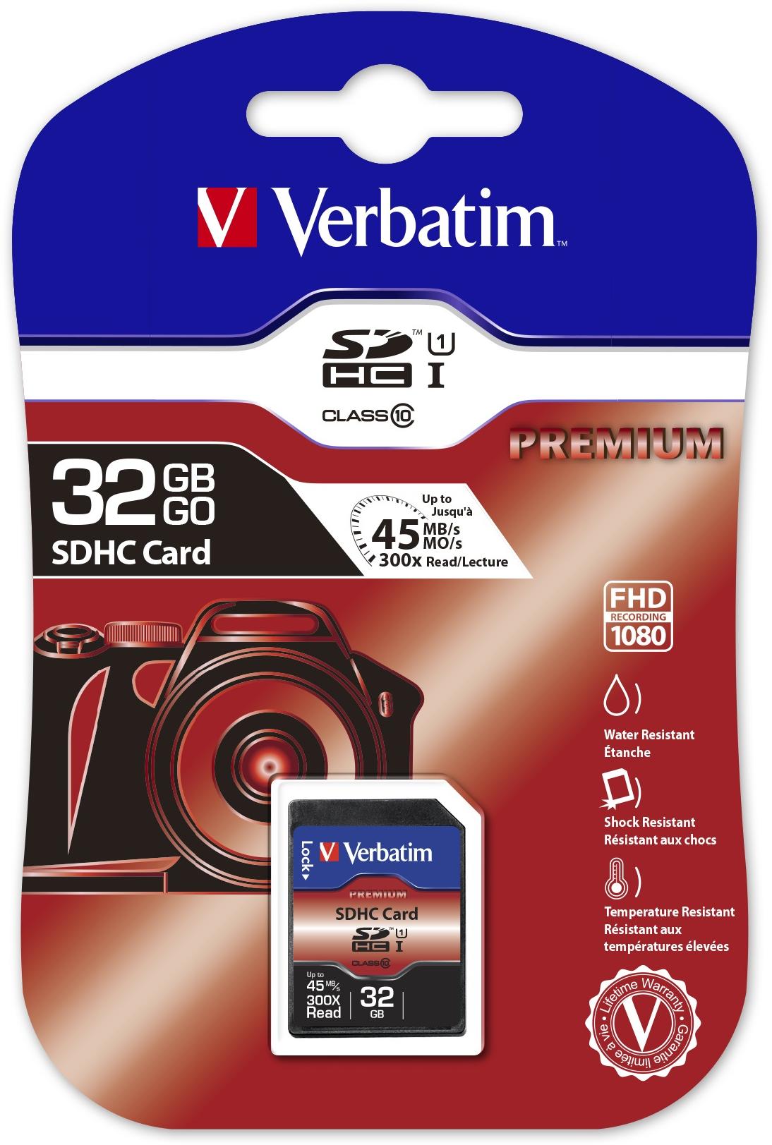 SDHC atminties kortelė Verbatim 32GB / V43963