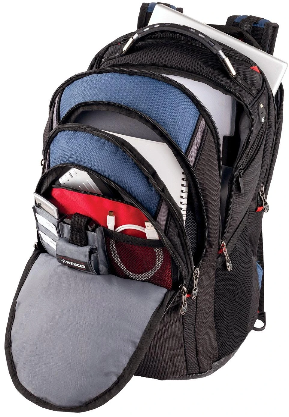 Wenger Backpack for laptop 17'' IBEX juodas-mėlynas