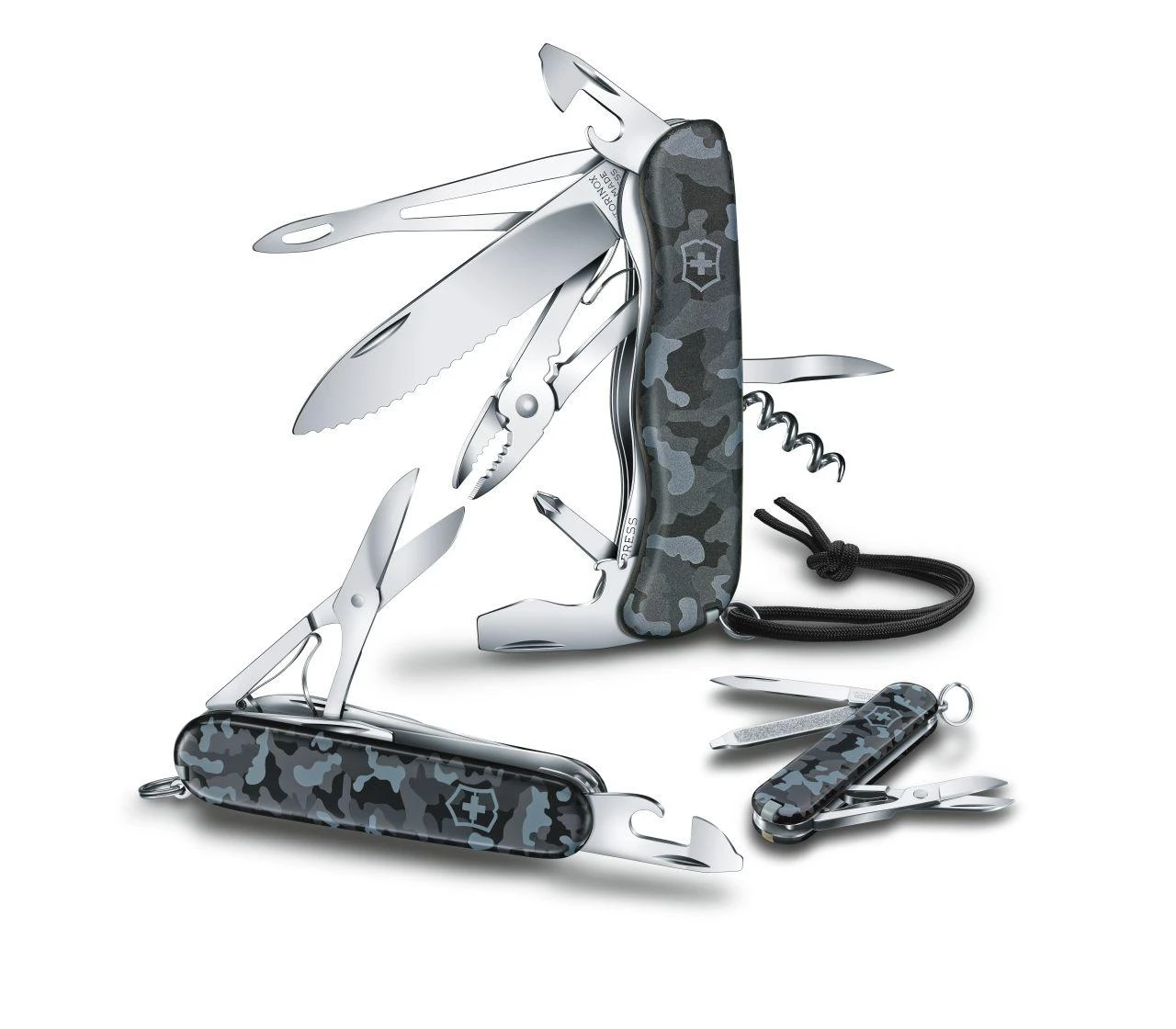 Victorinox Huntsman navy camo peilių rinkinys
