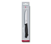 Stalo Peilių Rinkinys - Victorinox 7833 Dantyta Kraštas 6 Vnt 11cm Juodas