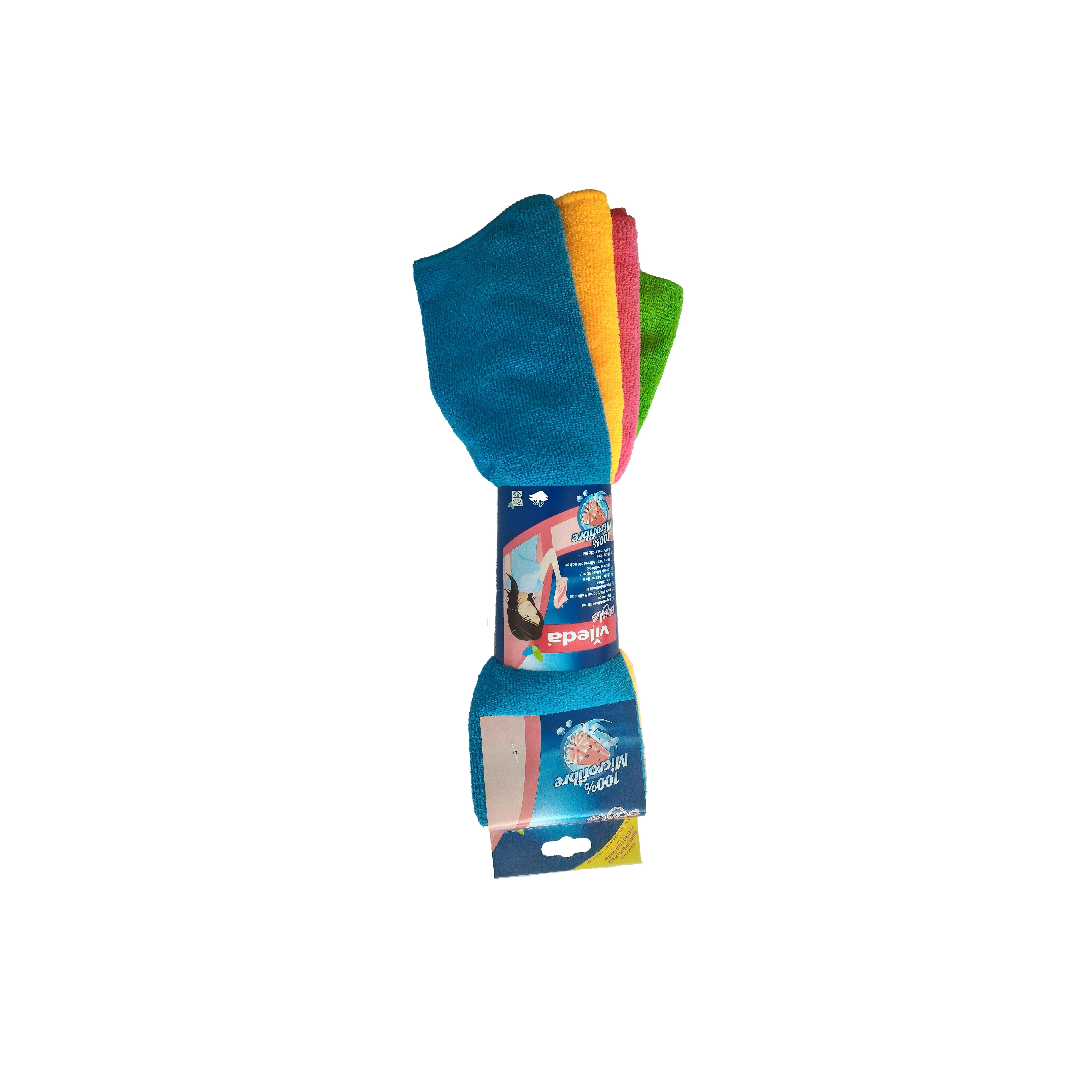 Mikropluošto šluostės Vileda Color XL 4vnt