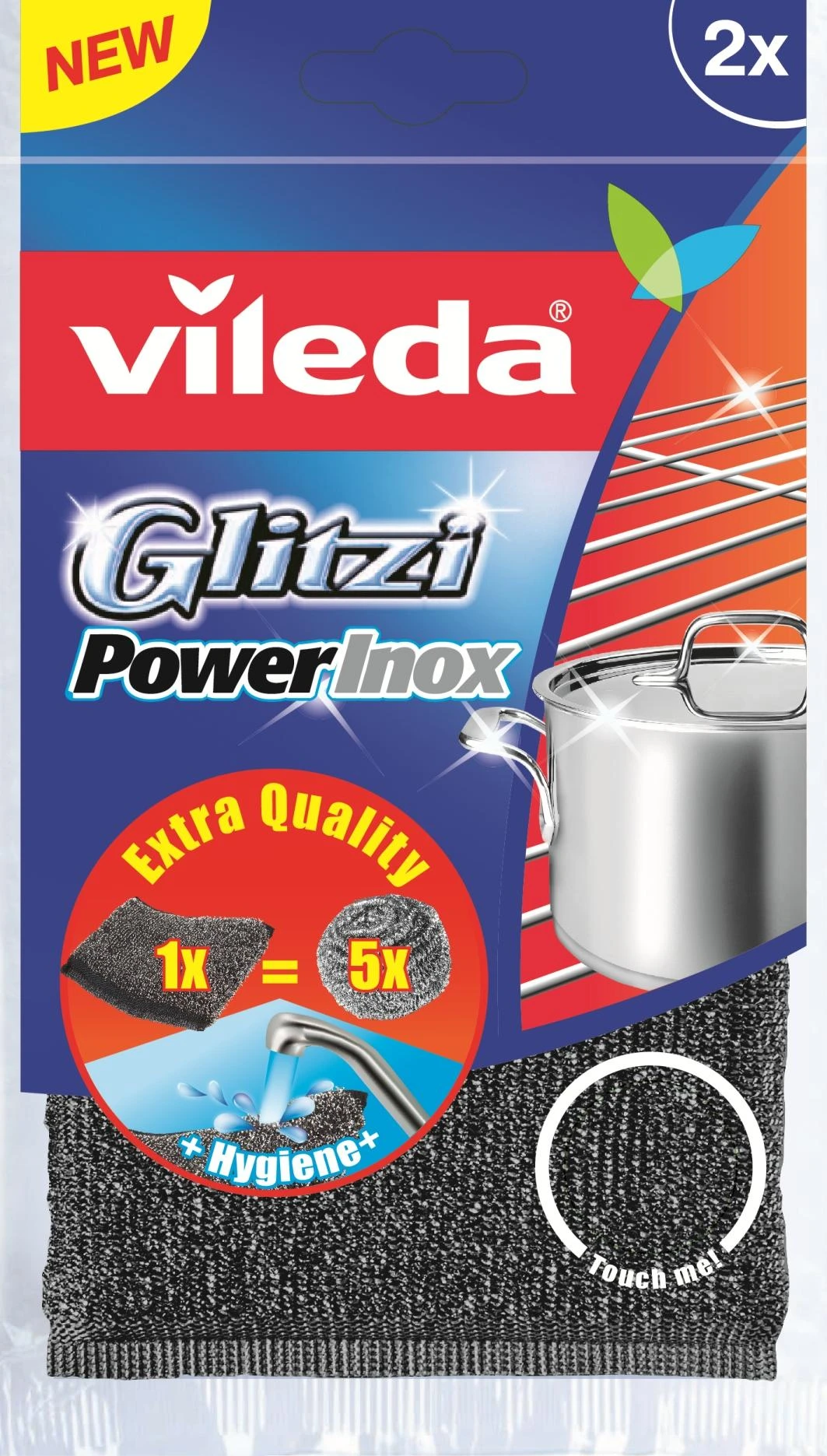 Kempinė VILEDA Glitz Power Inox 2vnt