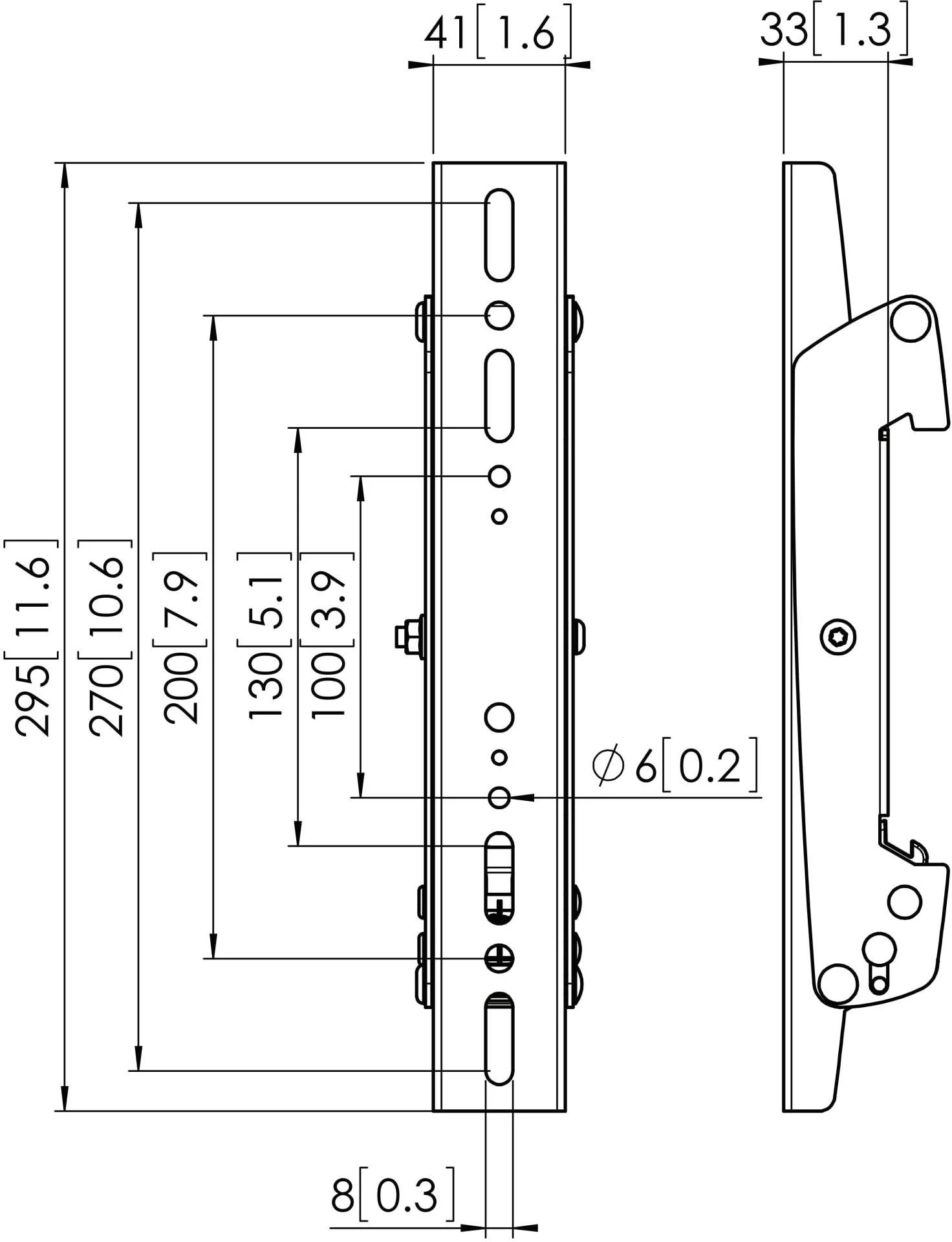 Laikiklis Vogel's PFS 3302 Ekranas-Adapterstrips - 295 mm - Flatscreen Priedas