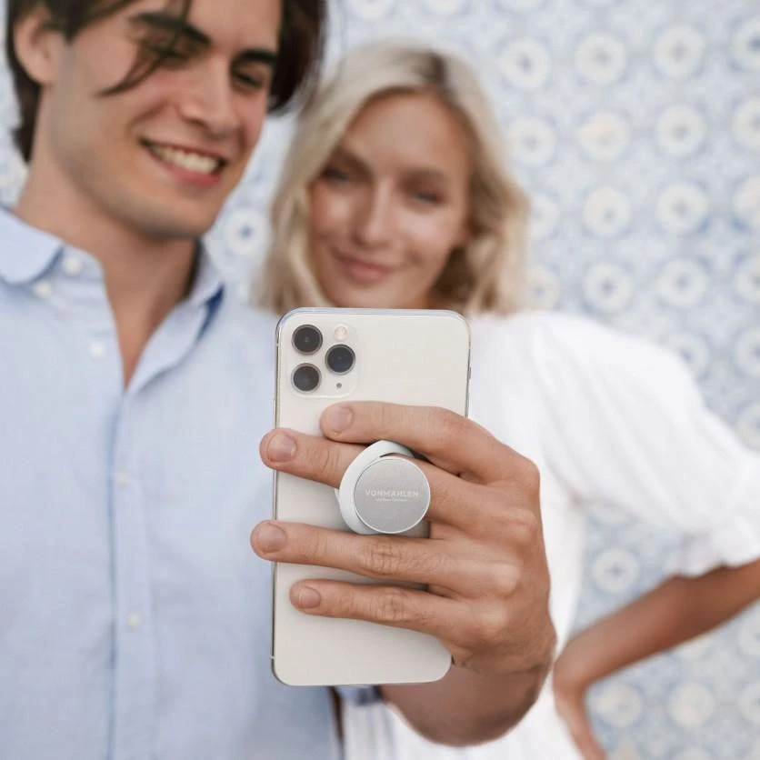 Vonmählen VONMÄHLEN Phone Grip Backflip Signature Sidabrinis