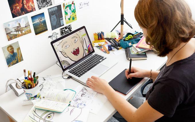 Grafinė planšetė Wacom One S CTL-472 su pieštuku