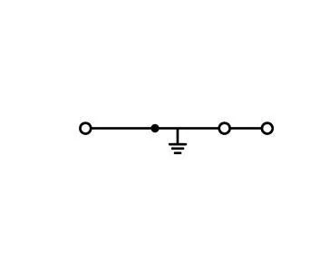 Wago 280-687 įžeminimo gnybto schema