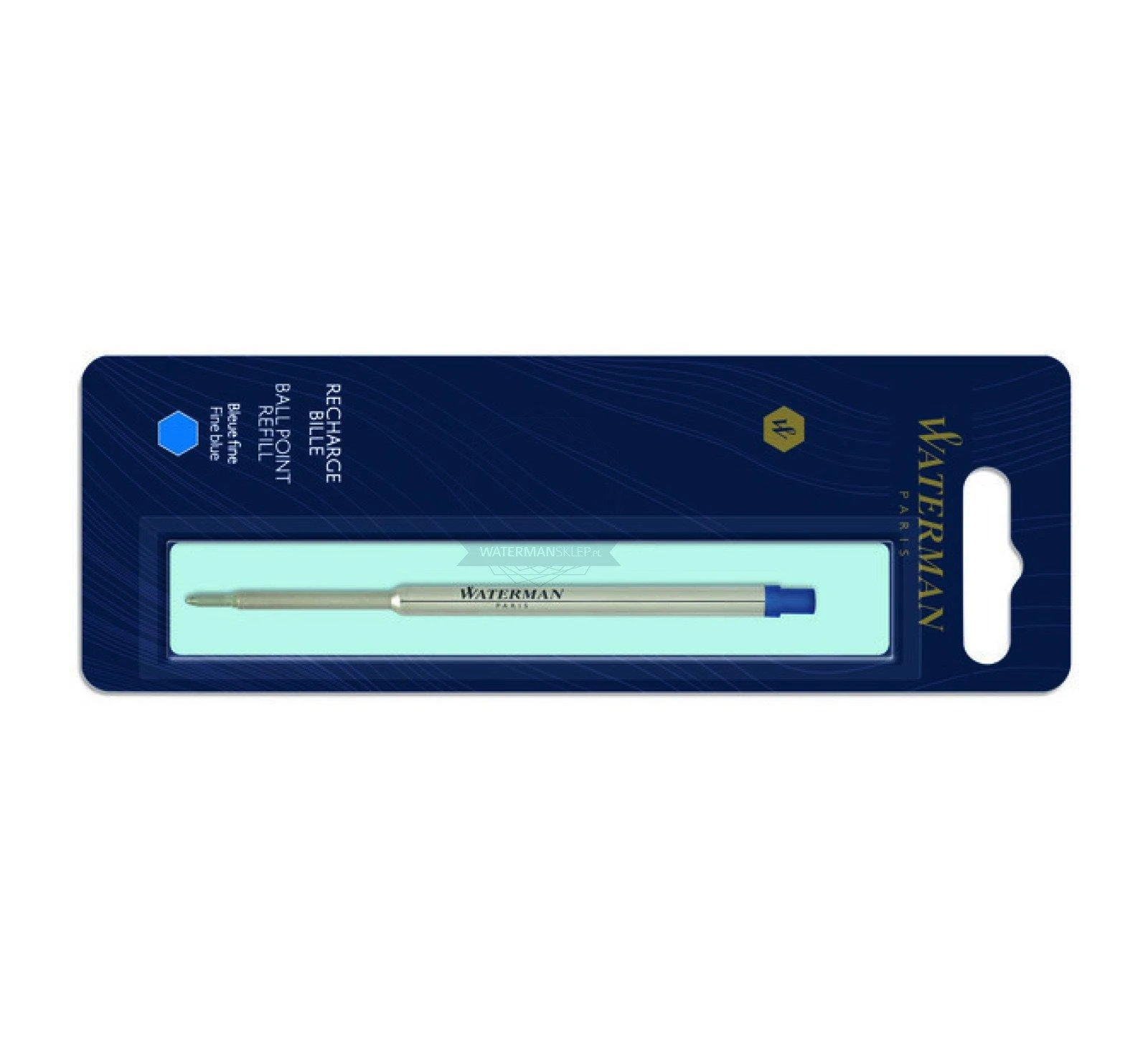 Šerdelė tušinukui WATERMAN 0.8 mm, mėlyna sp. (2017)