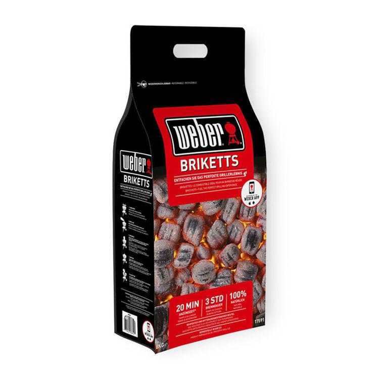 Presuoti anglies briketai WEBER, 8kg