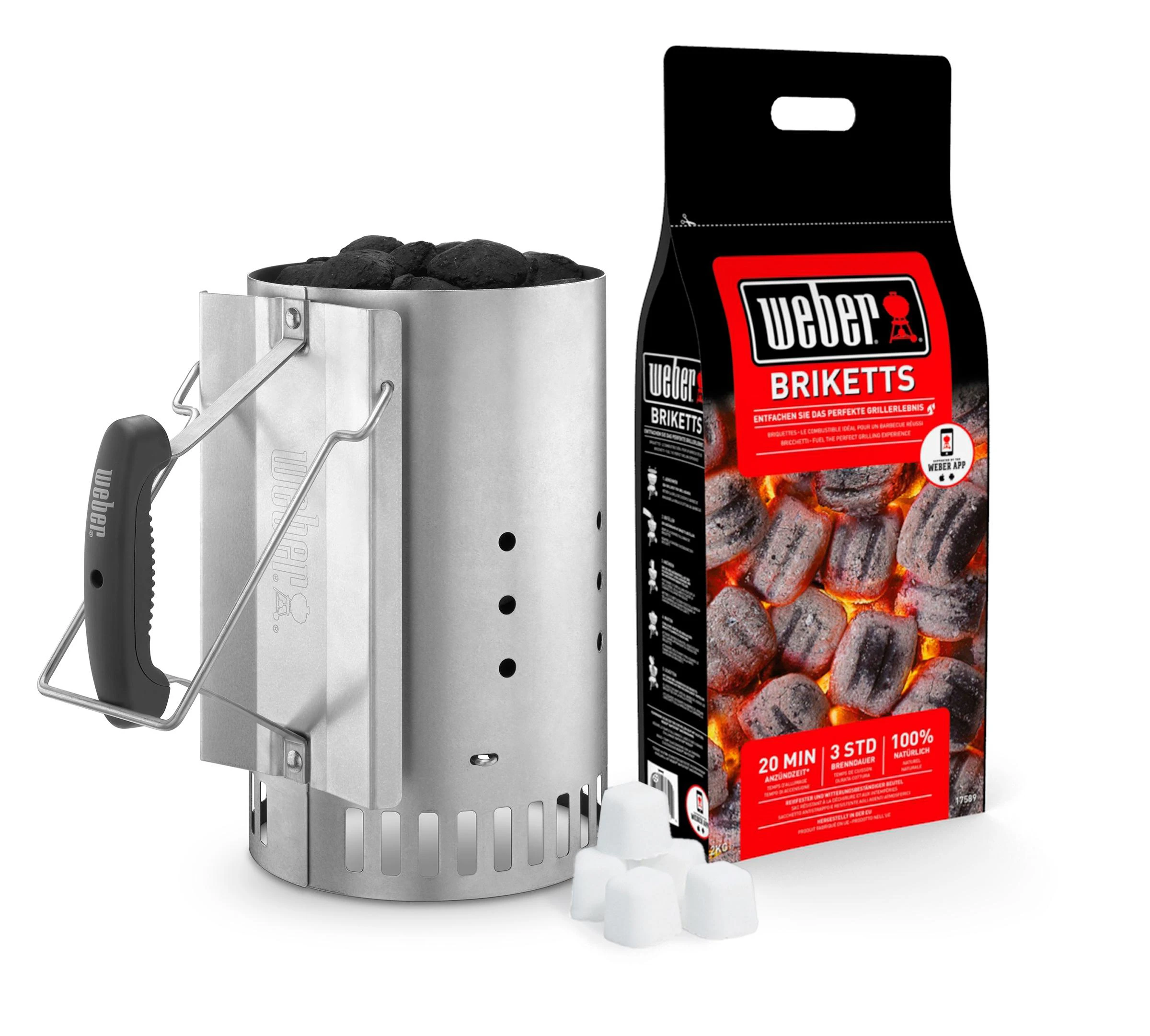Weber 3-in-1 greito gaisro kamino paleidimo rinkinys