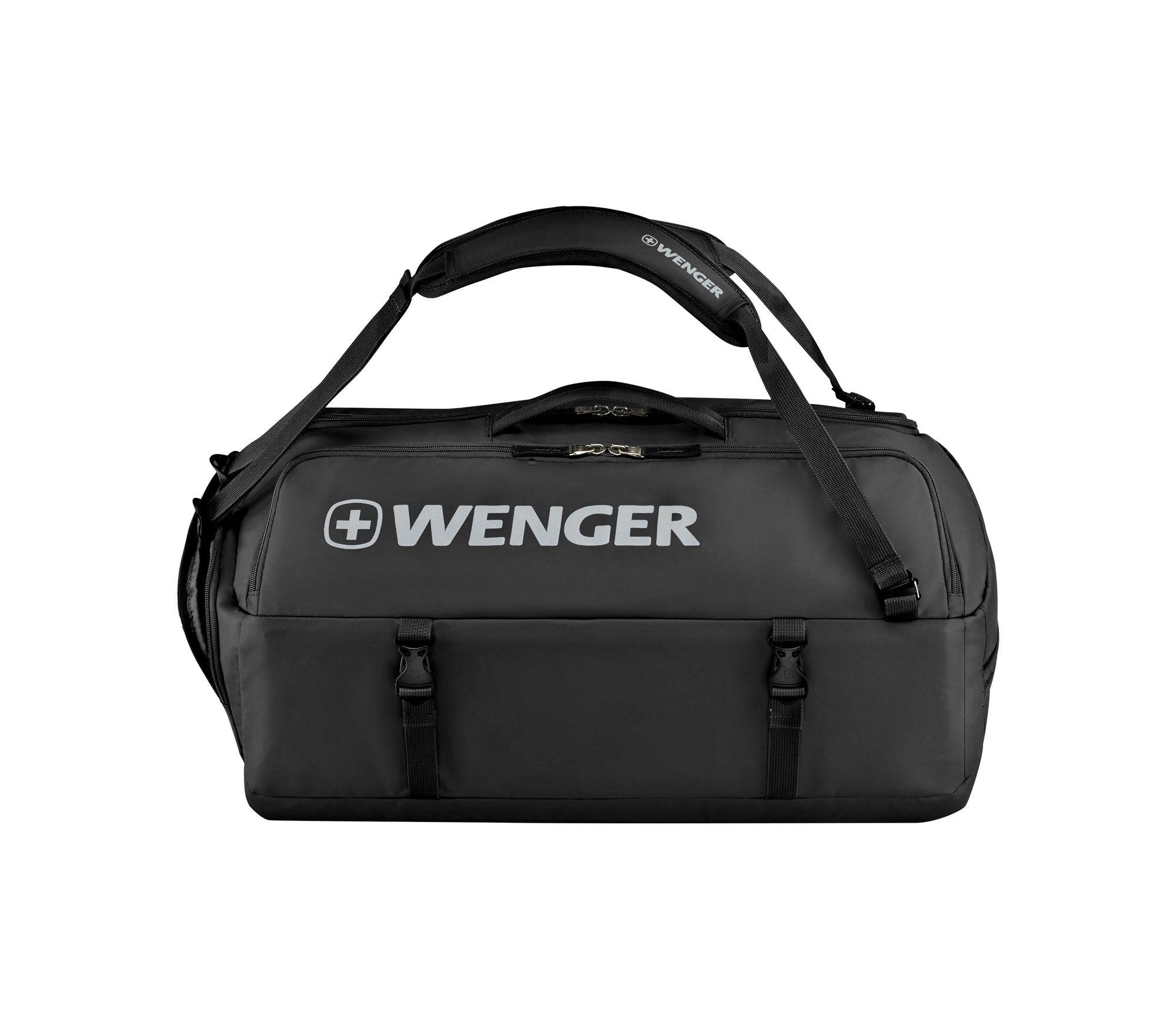 Sportinis krepšys Wenger, XC Hybrid 3-Way Carry Duffel, 61l, juodas