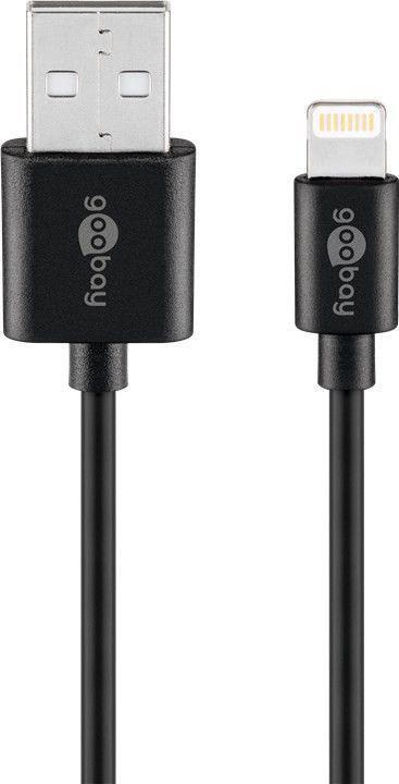 Goobay Apple Lightning dvigubo įkrovimo rinkinys 2,4 A [juodas]