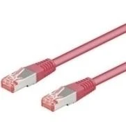 Goobay Patch-Kabelis CAT6 1,0m purpurinė S/FTP