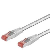 Goobay Wentronic goobay - Tinklo kabelis - RJ-45 (M) iki RJ-45 (M) - 5,0 m - poros metalinėje folijoje (PiMf) - CAT 6 - be halogenų, formos - skaidrus (93567)