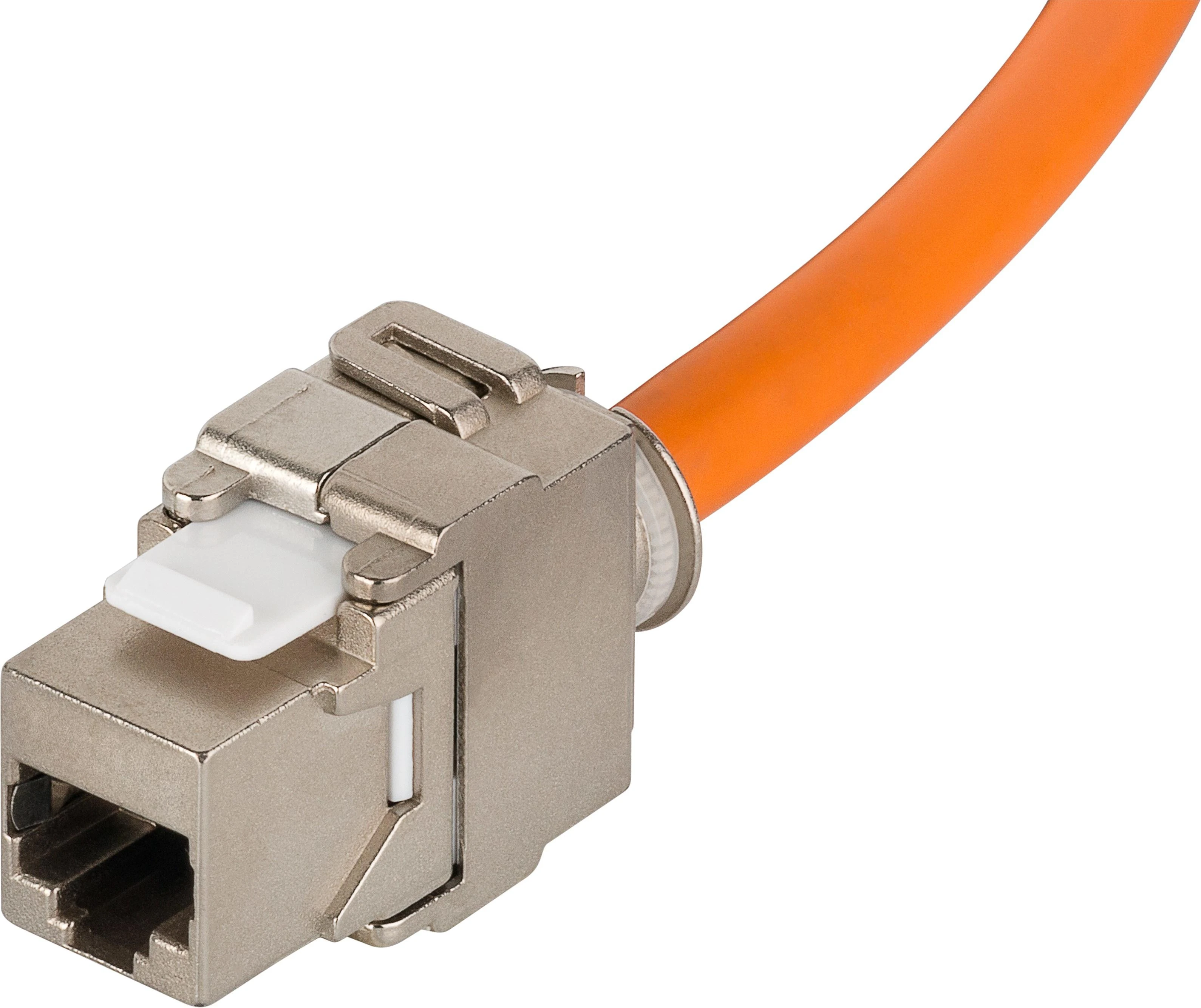 Goobay S/FTP telekomunikacijų prailginimo kabelis kat. 7A 4 x 2 x AWG23 LSZH oranžinis 90m (58938)