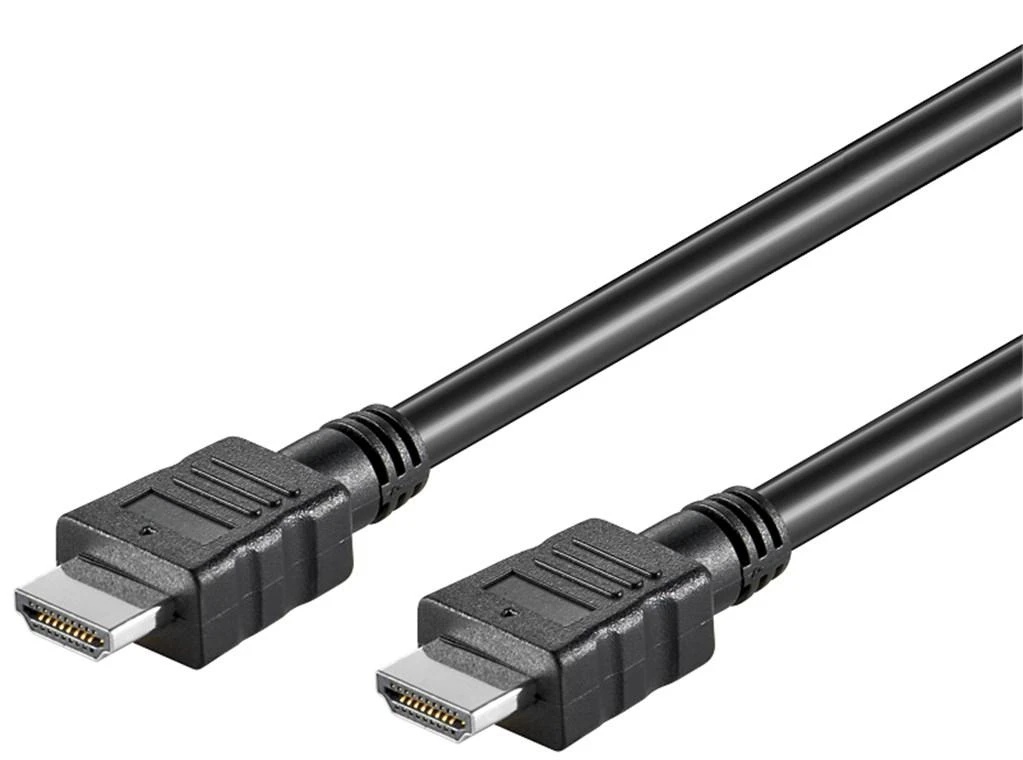 HDMI laidas su dviem standartinėmis jungtimis
