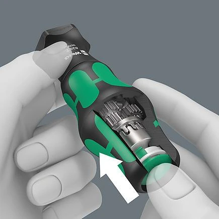 Rankena antgaliams su planetine pavara (1X4) Wera Kraftform Turbo 426 T