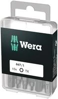 kompleksas 10vnt. antgaliai 1/4" varžtams su TORX-Plus lizdu, dydis TX40/25mm, Wera [05072412001]