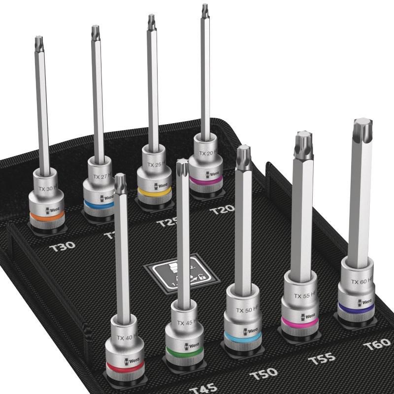 WERA 8767 C TORX HF 3 Zyklop antgalių rinkinys TORX w. palaikantis funkciją.