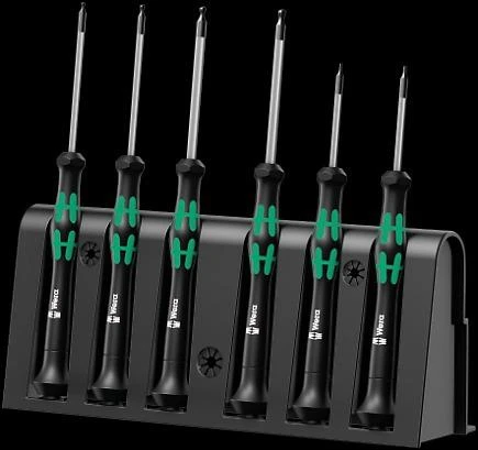 Wera Atsuktuvų rinkinys elektronikai 2052/6 Rack
